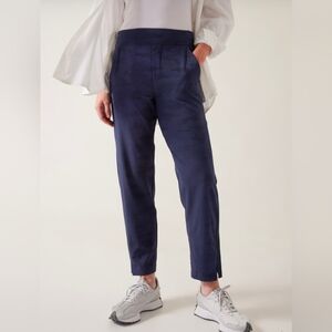 Athleta Blue Brooklyn Ankle Camo Pants Size 18